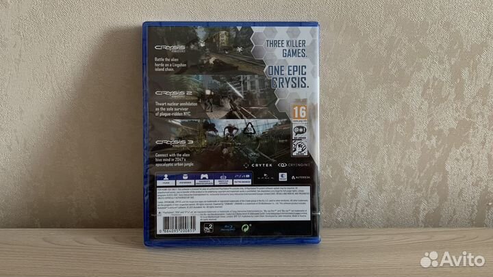 Crysis remastered trilogy ps4 ps5 Новый диск