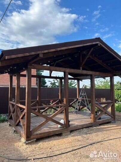 Беседки,веранды, террасы. Под заказ