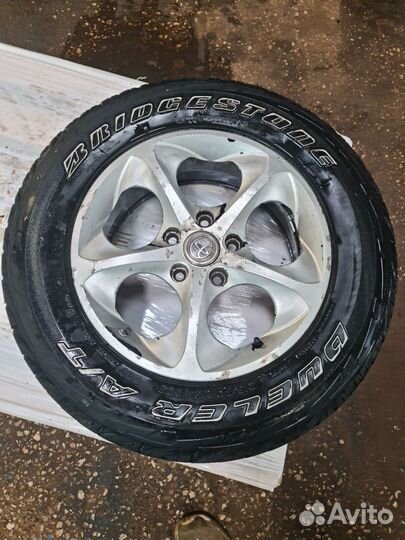 Колеса r16 5x114,3 с резиной bridgestone A/T