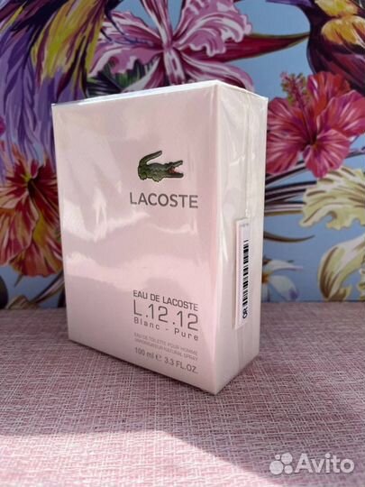 Парфюм Lacoste L.12.12 Blanc – Pure (Euro)