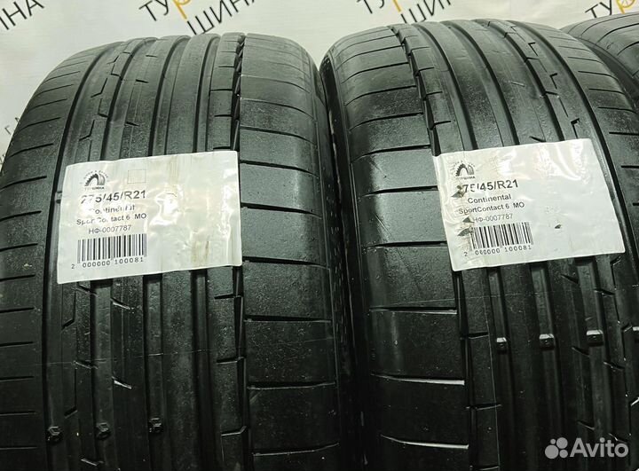 Continental SportContact 6 275/45 R21 94Y