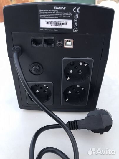 Ибп Sven Pro1000(USB). Возможен обмен