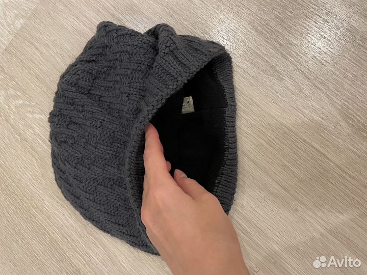 Комплект шапка снуд шерсть