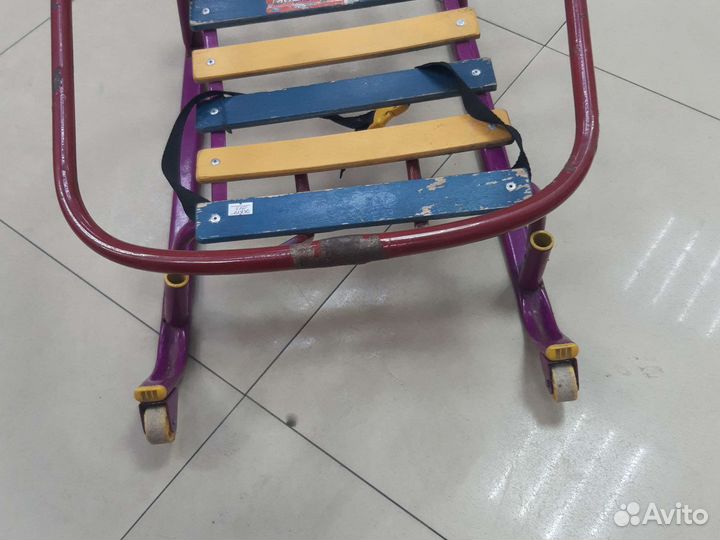 Детские санки с колесиками