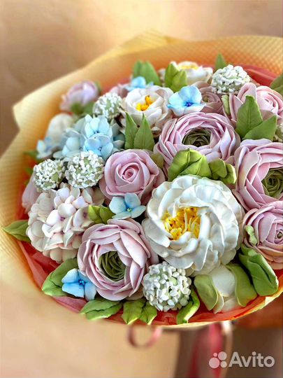 Зефирные букеты, композиции/съедобные букеты