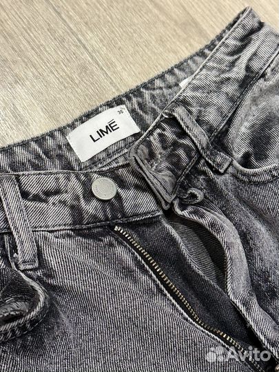 Джинсы lime 36 серые