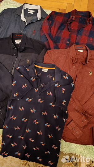 Рубашки US polo, джинсы, брюки