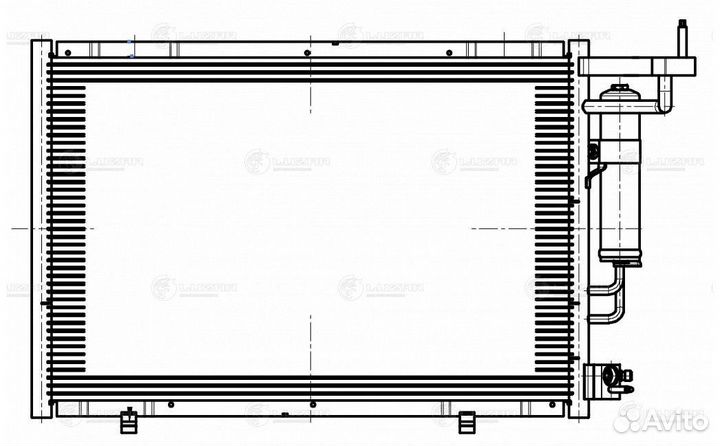 Радиатор кондиционера Форд Экоспорт 14