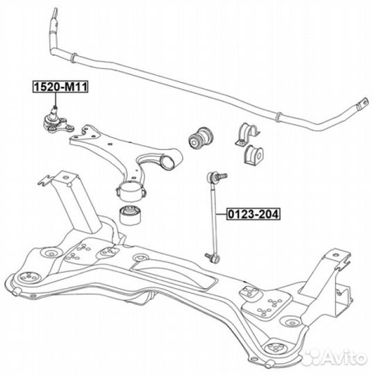 Шаровая опора 1520-M11