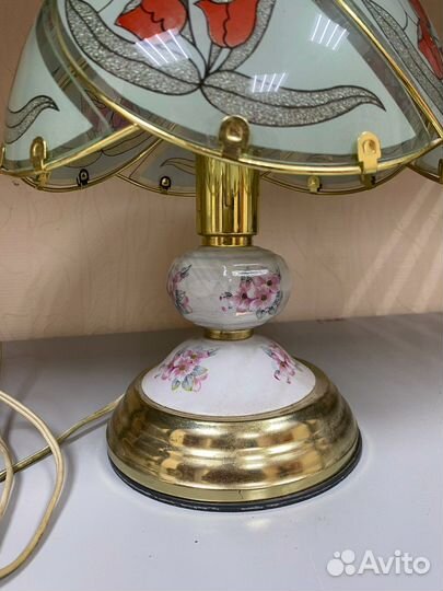 Красивая настольная лампа СССР светильник