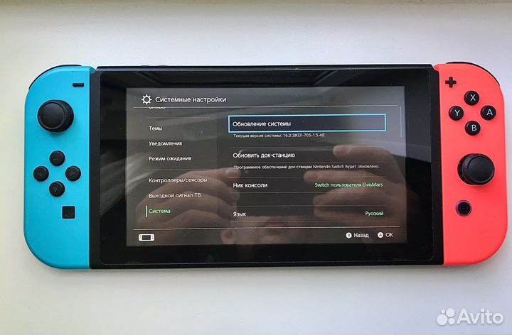 Nintendo Switch rev2 чипованная