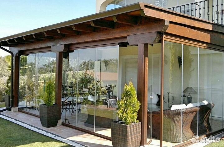 Безрамное остекление