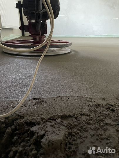 Полусухая стяжка пола за 1 день