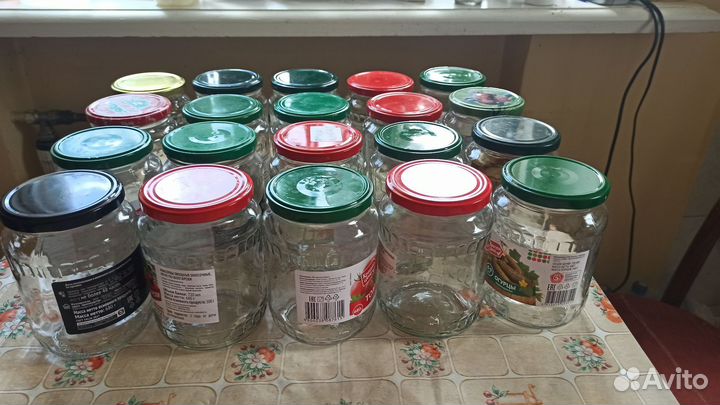 Банка для консервирования с крышкой.0.72л