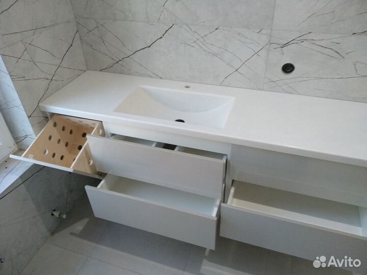 Столешница в ванную комнату