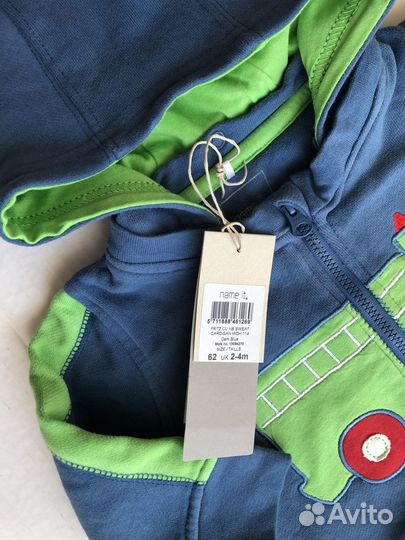 Новая толстовка Name It, 2-4 мес
