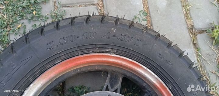 Диск с покрышкой скутер