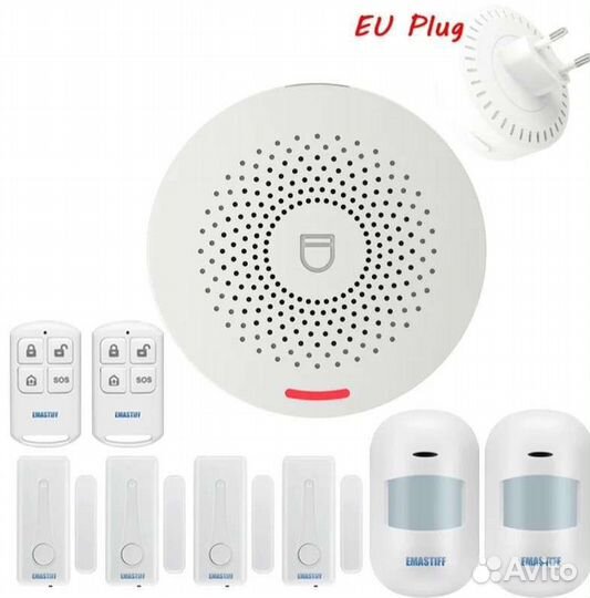 Сигнализация WiFi на Движение+Открытие