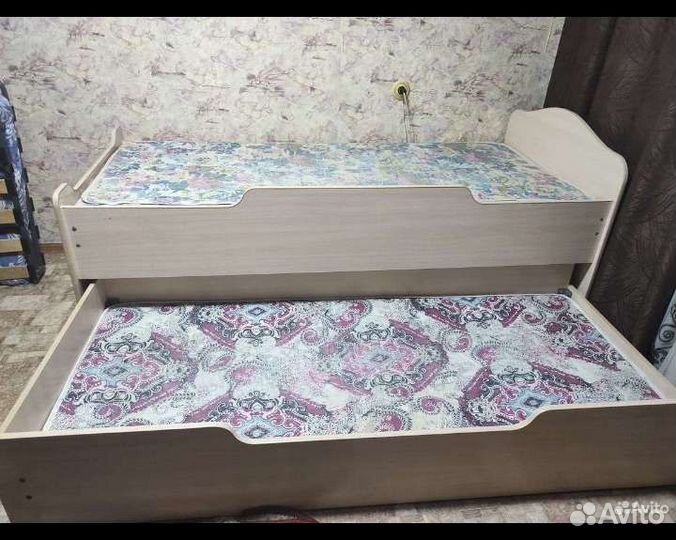 Двухъярусная Выдвижная кровать