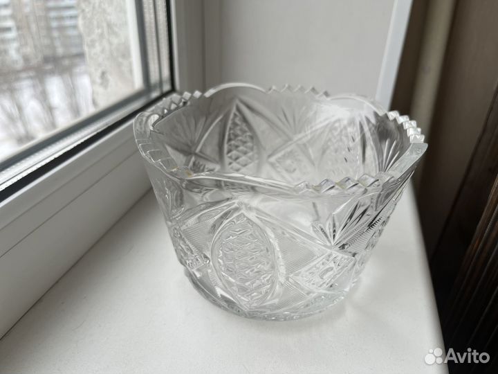 Хрустальная салатница