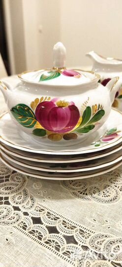 Остатки кофейного сервиза СССР, сливочник и др