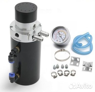 Маслоуловитель - универсальный (с манометром/разны