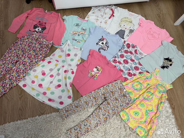 Вещи пакетом на девочку 110