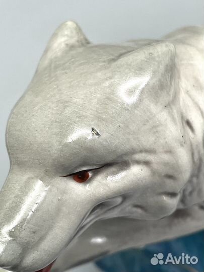 Статуэтка Иван царевич на сером волке Гжель