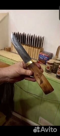 Нож кованый из х12мф