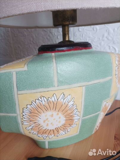 Лампа настольная, ночник керамика+ IKEA