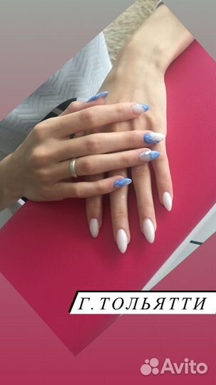 Наращивание, гель-лак с выездом и на дому