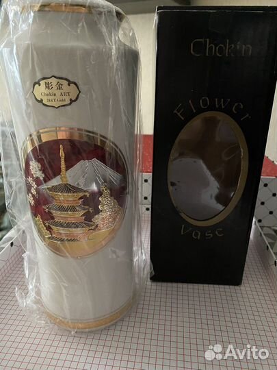 Фарфоровая японская ваза