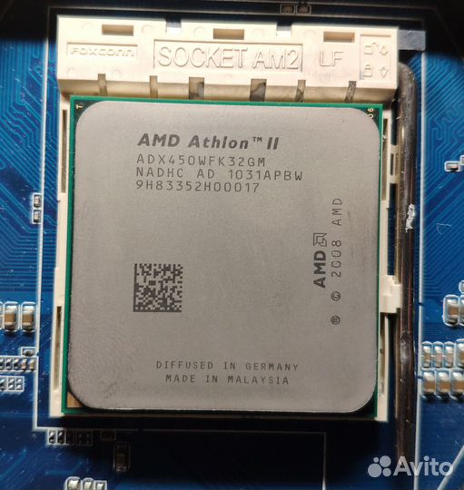 Мат.плата Gigabyte (AM2) + Athlon II X3 450 + 4 GB