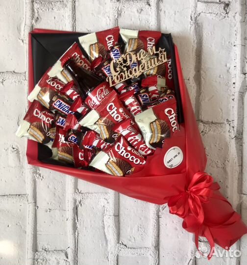 Сладкие букеты на заказ.Букеты из конфет