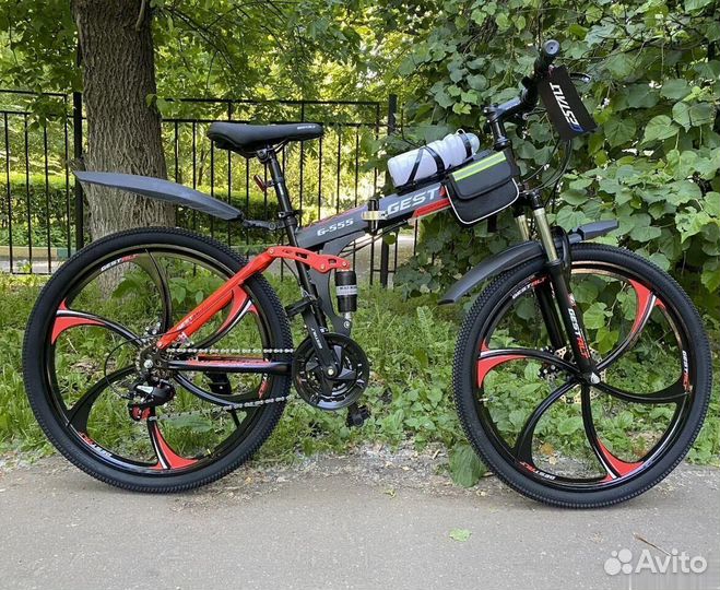 Велосипед на литых дисках с документами