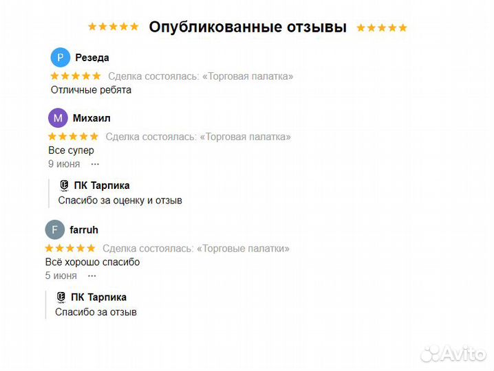 Торговая палатка