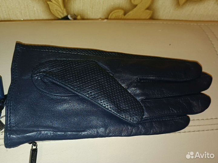 Перчатки кожаные