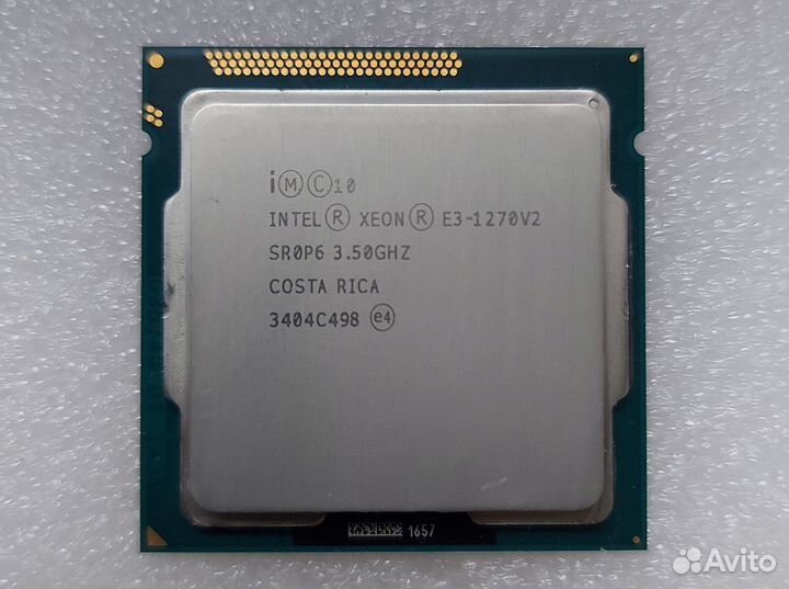 Intel Xeon E3-1270v2 (аналог i7) LGA1155