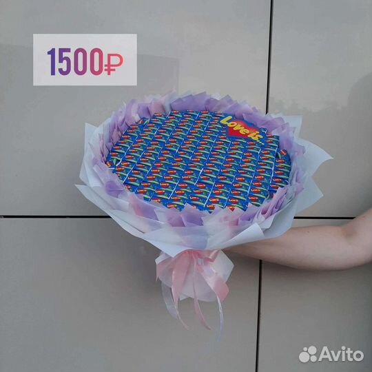 Букет с жевательной резинкой