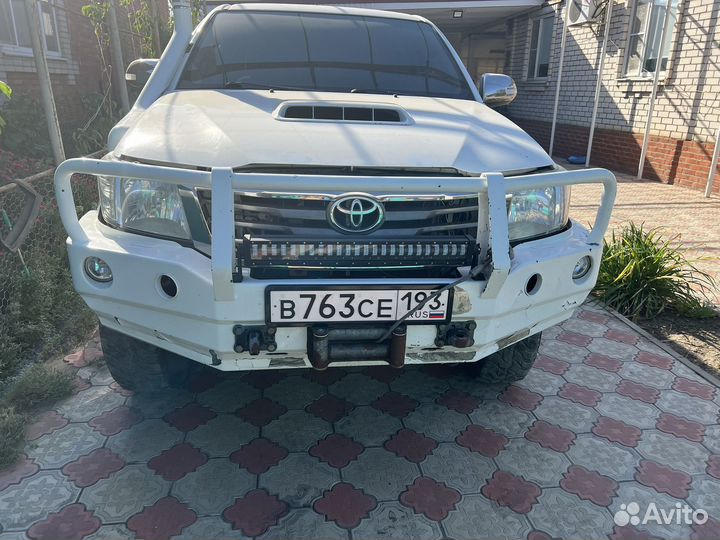 Силовой бампер на toyota hilux 7