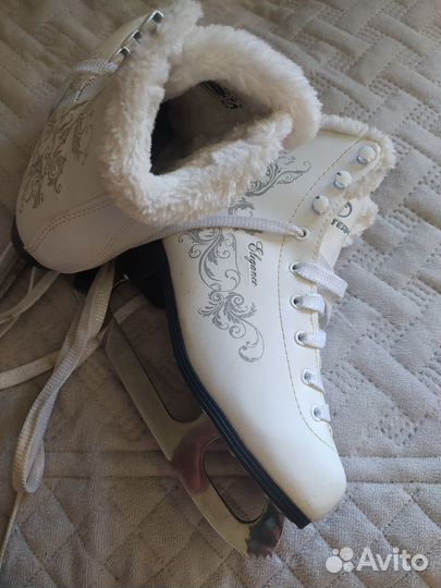 Коньки фигурные детские 34 размер