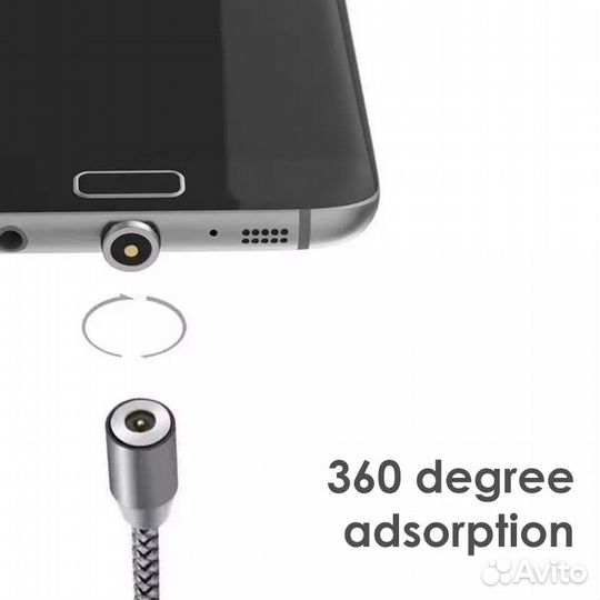 Micro USB магнитный кабель для телефона