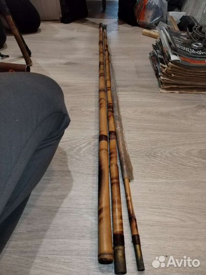 Бамбуковая удочка новая