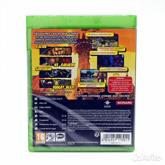 Contra Rogue Corps, английский (xboxone)