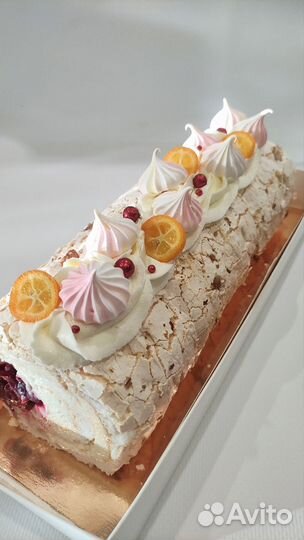 Меренговый рулет