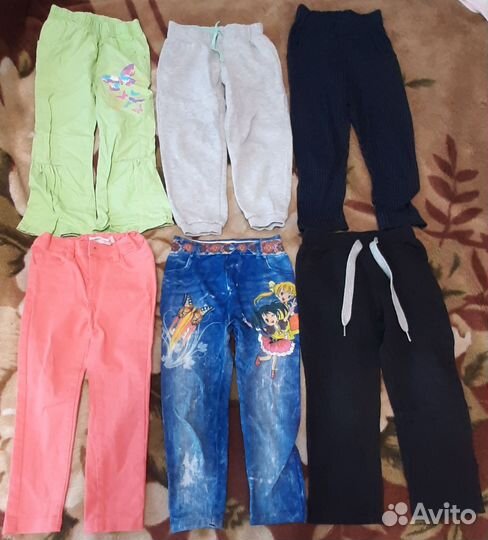 Продам 2 пакета вещей для девочки 3-4 года