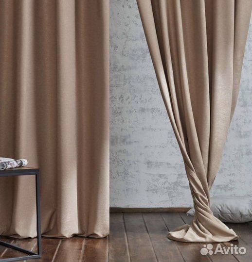 Шторы из ткани Канвас