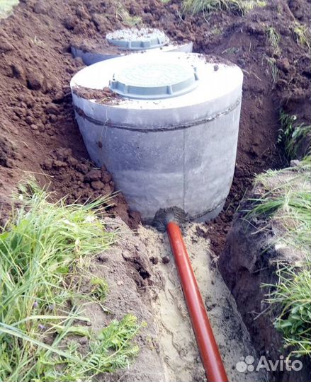 Канализация и водопровод,септик под ключ