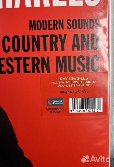 Ray Charles виниловая пластинка новая red vinyl