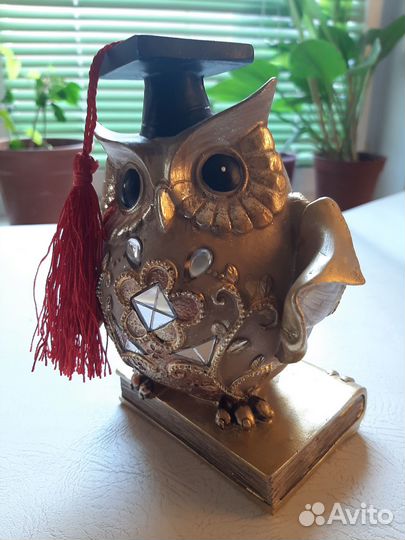 Фигурка Сова в шапке магистра и Черепаха